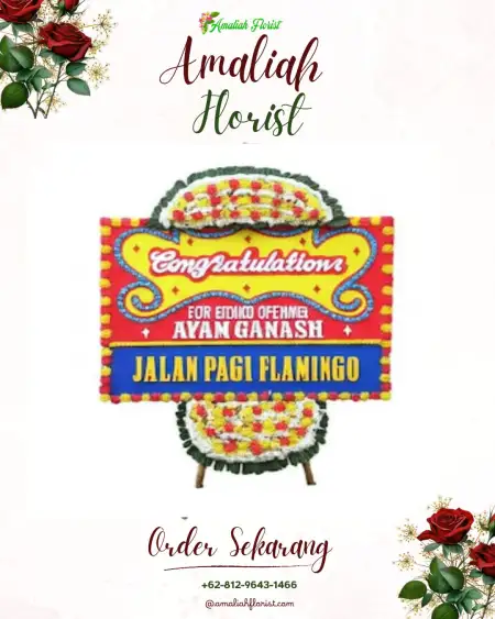 Sewa Papan Bunga Kayu Tangi